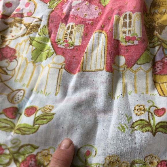 Vtg Strawberry Shortcake Twin Sheet Set - Picture 4 of 10
